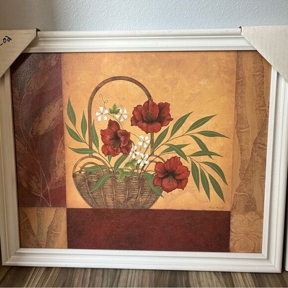 2 Jane Carroll Floral framed prints - Picture 3 of 5